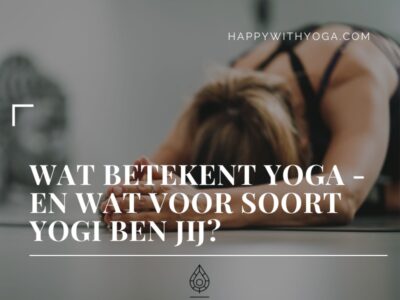 wat betekent yoga
